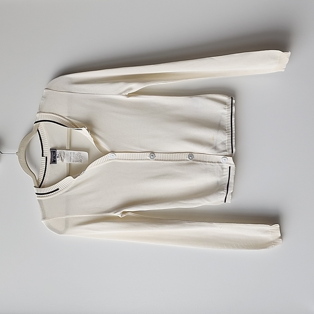 Vintage Versus Gianni Versace Sheer Knit Button Down Viscose Cardigan
